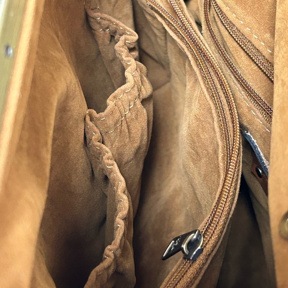 Patricia Nash 10th Anniversary Pink Embossed Handbag w/Dustbag Approx 9.5x 10x 4 - Picture 10 of 17